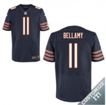 Nike Chicago Bears -11 Blue Bellamy Elite Jersey
