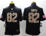 Nike Baltimore Ravens -82 Torrey Smith Black NFL Limited Salute to Service jersey