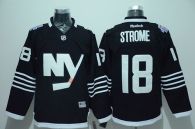 New York Islanders -18 Ryan Strome Black Alternate Stitched NHL Jersey