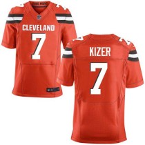 Nike Browns -7 DeShone Kizer Orange Alternate Stitched NFL New Elite Jersey