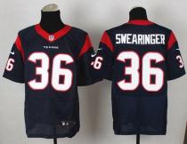 Nike Houston Texans -36 DJ Swearinger Navy Blue Team Color Mens Stitched NFL Elite Jersey