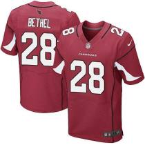 Nike Arizona Cardinals -28 Justin Bethel Red Team Color Stitched NFL Elite Jersey