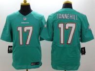Nike Miami Dolphins #17 Ryan Tannehill Aqua Green Team Color Men's Stitched NFL New Elite Jersey