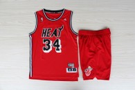 NBA Miami Heat -34 Black Red suit restoring ancient ways