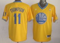 Golden State Warriors -11 Klay Thompson Gold 2013 Christmas Day Swingman Stitched NBA Jersey