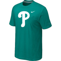 MLB Philadelphia Phillies Heathered Green Nike Blended T-Shirt