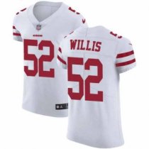 Nike 49ers -52 Patrick Willis White Stitched NFL Vapor Untouchable Elite Jersey