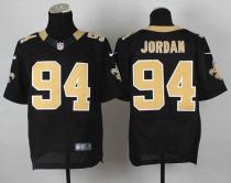 Nike New Orleans Saints #94 Cameron Jordan Black Team Color Men's Stitched NFL Elite Jersey