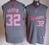 Los Angeles Clippers -32 Blake Griffin Grey Graystone Fashion Stitched NBA Jersey