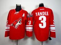 Arizona Coyotes -3 Keith Yandle Red Home Stitched NHL Jersey