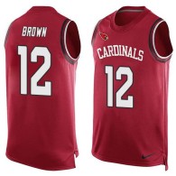Nike Arizona Cardinals -12 John Brown Red Team Color Stitched NFL Limited Tank Top Jersey