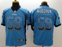 Nike Panthers -59 Luke Kuechly Blue Alternate Men's Stitched NFL Elite Drift Fashion Jersey