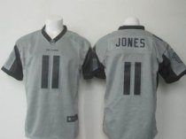 Nike Atlanta Falcons 11 Julio Jones Gray Stitched NFL Limited Gridiron Gray Jersey