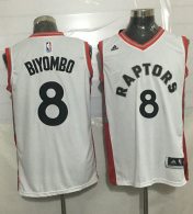 Toronto Raptors -8 Bismack Biyombo White Stitched NBA Jersey