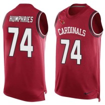 Nike Arizona Cardinals -74 D J Humphries Red Team Color Stitched NFL Limited Tank Top Jersey