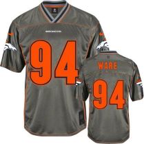 Nike Denver Broncos #94 DeMarcus Ware Grey Men's Stitched NFL Elite Vapor Jersey