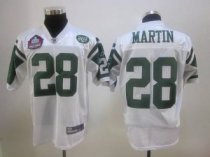 Jets -28 Curtis Martin White Hall of Fame 2012 Stitched NFL Jersey