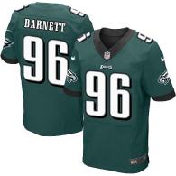Nike Eagles -96 Derek Barnett Midnight Green Team Color Stitched NFL New Elite Jersey
