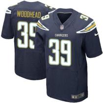 Nike San Diego Chargers #39 Danny Woodhead Navy Blue Team Color Men‘s Stitched NFL New Elite Jersey