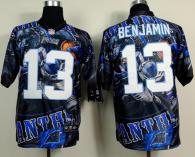 Nike Panthers -13 Kelvin Benjamin Team Color Men's Stitched NFL Elite Fanatical Version Jersey