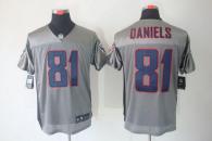 Nike Houston Texans -81 Owen Daniels Grey Shadow Mens Stitched NFL Elite Jersey