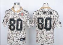Nike Houston Texans -80 Andre Johnson Camo USMC Mens Stitched NFL Elite Jersey