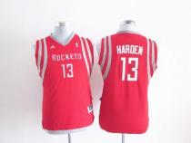 Houston Rockets #13 James Harden Red Stitched Youth NBA Jersey