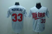 Minnesota Twins -33 Justin Morneau Stitched White MLB Jersey