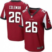 Nike Atlanta Falcons 26 Tevin Coleman Red Team Color Stitched NFL Elite Jersey