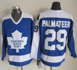 Toronto Maple Leafs -29 Mike Palmateer Blue White CCM Throwback Stitched NHL Jersey