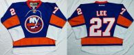 New York Islanders -27 Anders Lee Baby Blue Home Stitched NHL Jersey