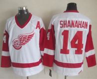 Detroit Red Wings -14 Brendan Shanahan White CCM Throwback Stitched NHL Jersey