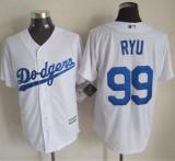 Los Angeles Dodgers -99 Hyun-Jin Ryu White New Cool Base Stitched MLB Jersey