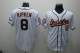 Mitchell and Ness Baltimore Orioles #8 Cal Ripken Stitched White Throwback MLB Jersey
