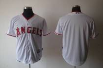 Los Angeles Angels of Anaheim Blank White Cool Base Stitched MLB Jersey