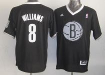 Brooklyn Nets -8 Deron Williams Black 2013 Christmas Day Swingman Stitched NBA Jersey