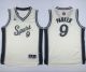 San Antonio Spurs #9 Tony Parker Cream 2015-2016 Christmas Day Youth Stitched NBA Jersey