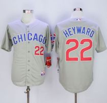 Chicago Cubs -22 Jason Heyward Grey Road Cool Base Stitched MLB Jersey
