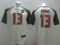 Nike Buccaneers -13 Mike Evans White With MG Patch Stitched NFL New Elite Jersey