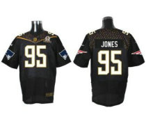Nike New England Patriots -95 Chandler Jones Black 2016 Pro Bowl Stitched NFL Elite Jersey