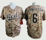 Cincinnati Reds -6 Billy Hamilton Camo Alternate Cool Base Stitched MLB Jersey
