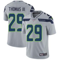 Nike Seahawks -29 Earl Thomas III Grey Alternate Stitched NFL Vapor Untouchable Limited Jersey