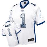 Nike Indianapolis Colts #1 Pat McAfee White Men’s Stitched NFL Elite Drift Fashion Jersey