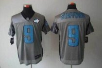 Nike Lions -9 Matthew Stafford Grey Shadow With WCF Patch Jersey