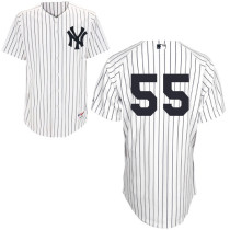 New York Yankees -55 Russell Martin White Stitched MLB Jersey