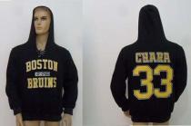 CCM Boston Bruins -33 Zdeno Chara Black Lace Up Hoodie