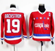 Washington Capitals -19 Nicklas Backstrom Red Alternate Stitched NHL Jersey