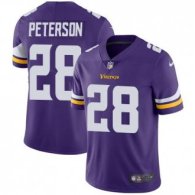 Nike Vikings -28 Adrian Peterson Purple Team Color Stitched NFL Vapor Untouchable Limited Jersey
