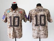 Nike New York Giants #10 Eli Manning Camo Men's Stitched NFL New Elite USMC Jersey