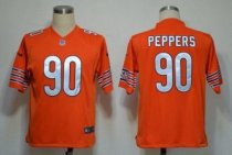 Nike Bears -90 Julius Peppers Orange Alternate Stitched NFL Game Jersey